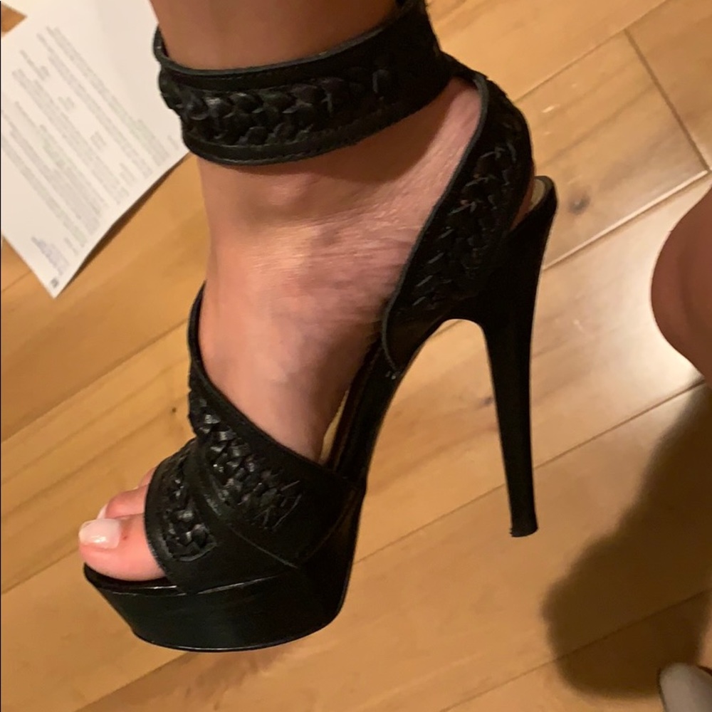 Bakers Braided Ankle Strap Pumps